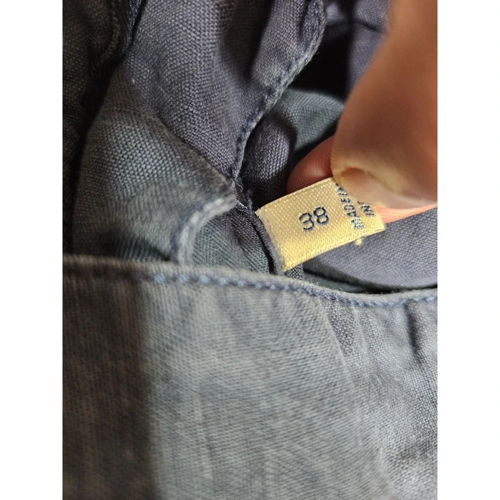 Faherty Men's‎ All Day Shorts Blue Size 38 Pockets Dri Fit Linen Blend